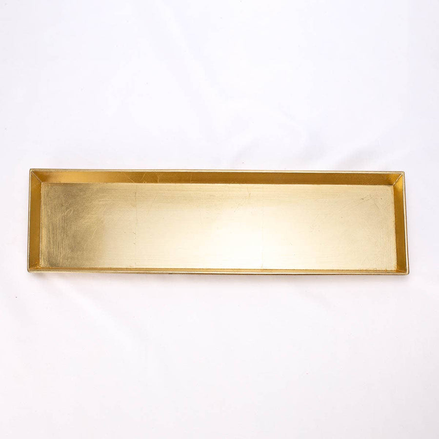Gold Rectangle Tray - Gabrielle's Biloxi