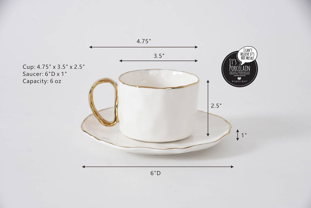 Pampa Bay Tea Cup & Saucer - Gabrielle's Biloxi