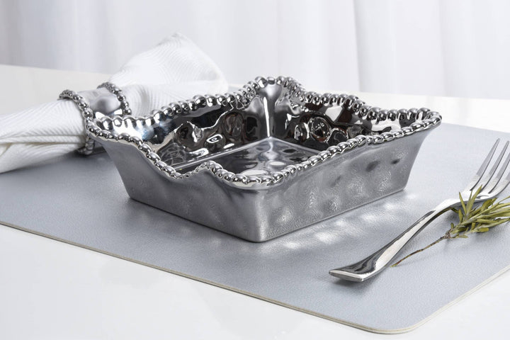Pampa Bay Cocktail Napkin Holder - Silver - Gabrielle's Biloxi