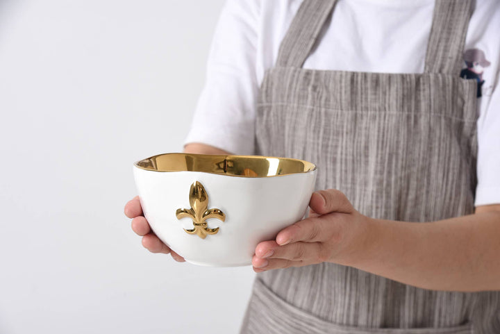 Pampa Bay Small Bowl - Fleur-De-Lis