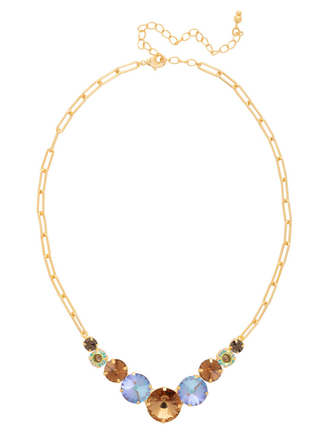 Sorrelli Calista Tennis Necklace - Honey Bourbon