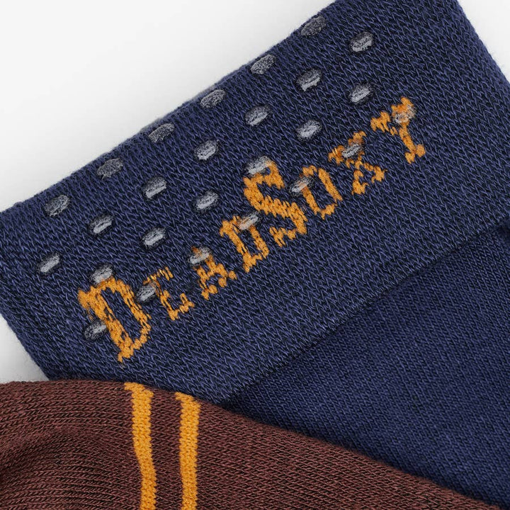DeadSoxy Baer - Navy Circle Dress Socks - Gabrielle's Biloxi