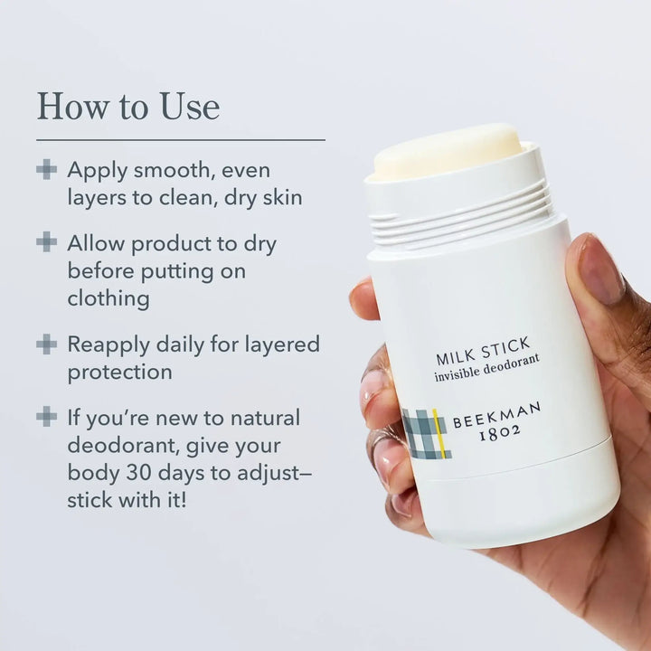 Milk Stick All-Day Odor Protection Invisible Deodorant - Gabrielle's Biloxi