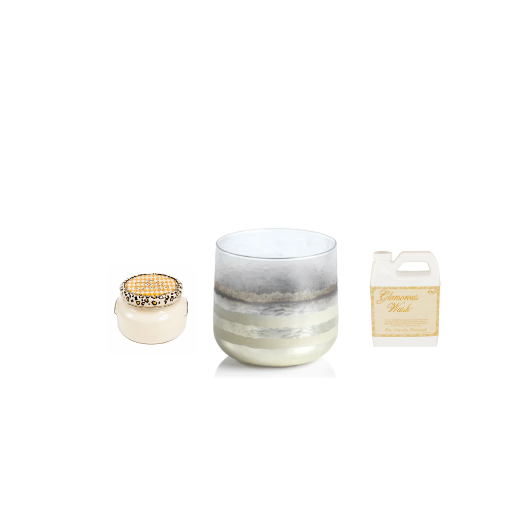 Vase + Small Candle + 4oz Wash Gift Set - Gabrielle's Biloxi