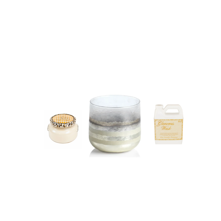 Vase + Small Candle + 4oz Wash Gift Set - Gabrielle's Biloxi