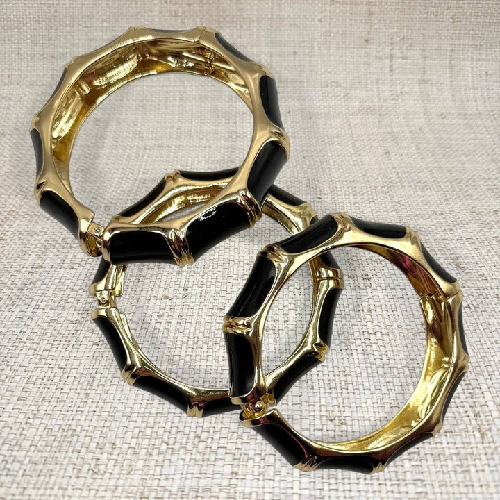 Black Bamboo Bracelet - Gabrielle's Biloxi