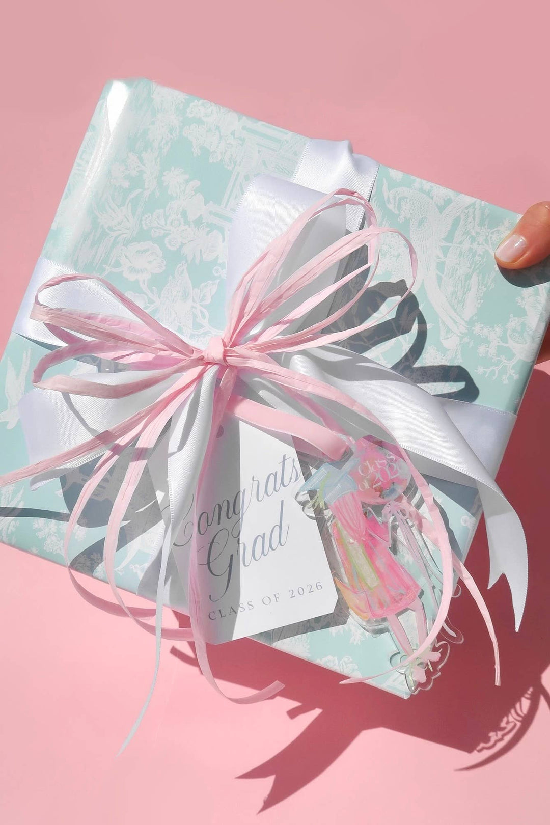 Acrylic Graduation Girl Ornament / Bottle Charm - Gabrielle's Biloxi