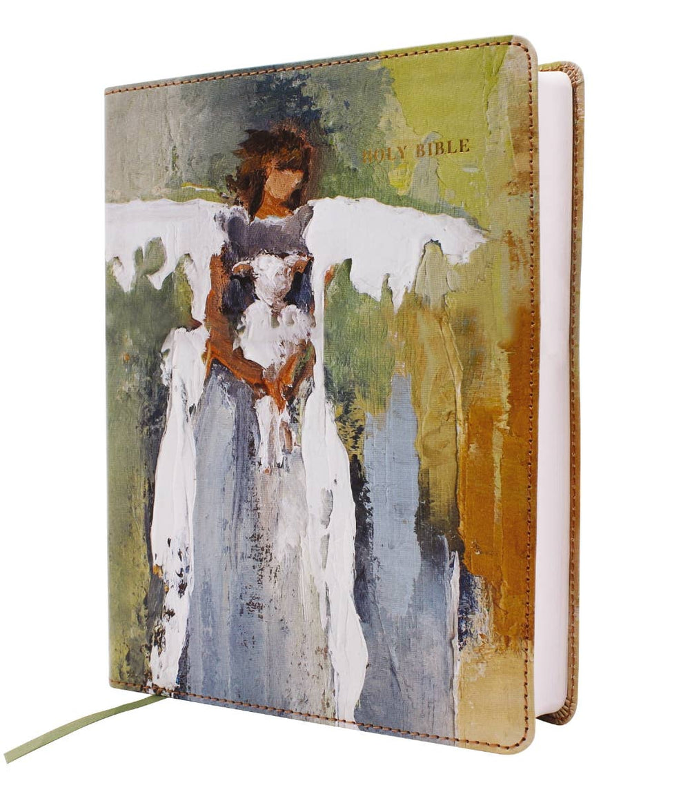 Nrsvue Holy Bible Anne Neilson Angel Art Leathersoft - Gabrielle's Biloxi