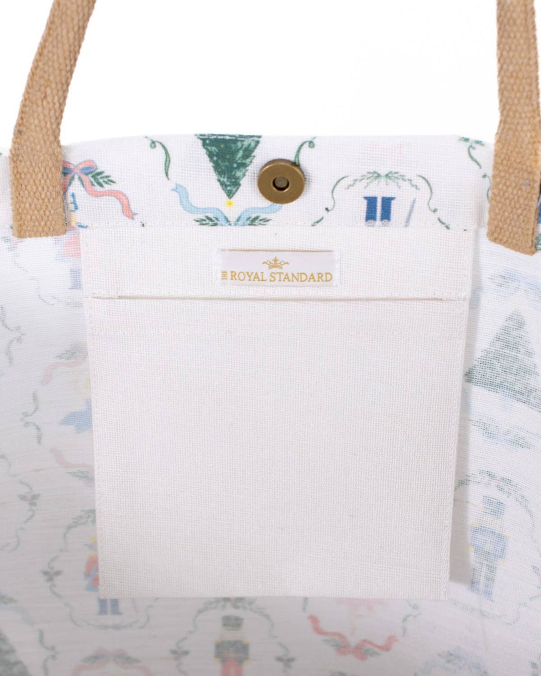 Nutcracker Waltz Juco Carryall Tote - White/Multi - Gabrielle's Biloxi