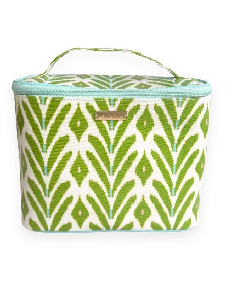 Laura Park Train Case - Petite Frond Green