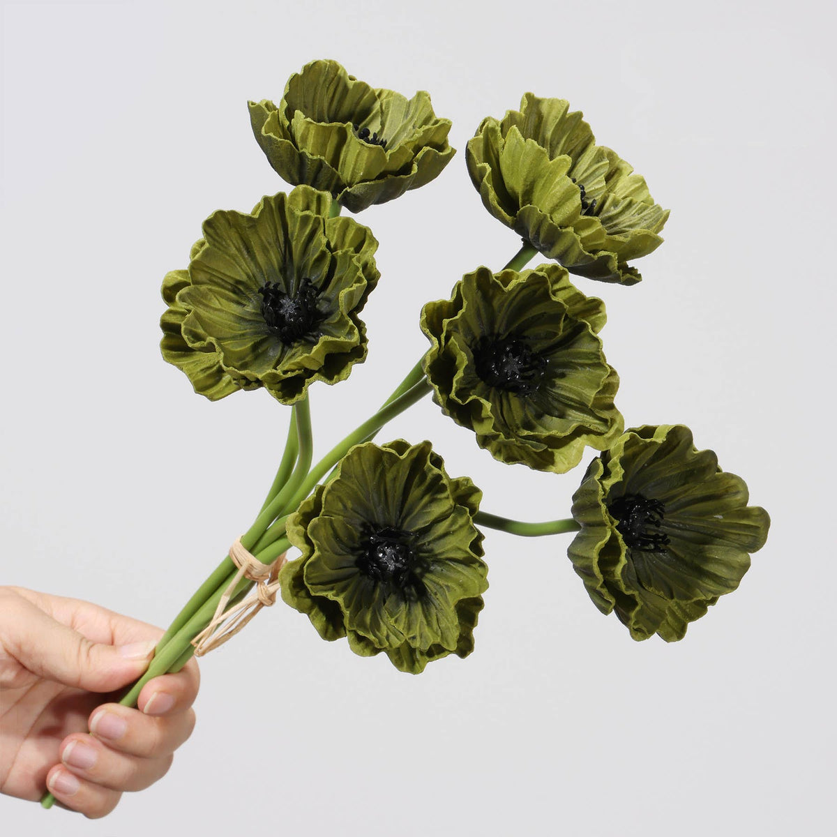 12''T PU Real Touch Poppy Bunch - Gabrielle's Biloxi