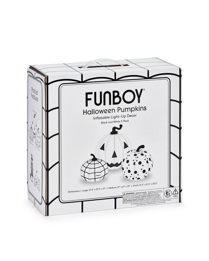 Black and White Halloween Pumpkins - Gabrielle's Biloxi