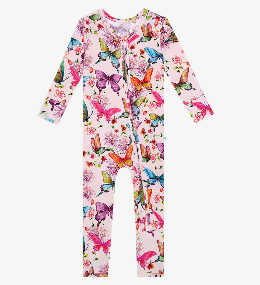 Posh Peanut Watercolor Butterfly Convertible One Piece - Gabrielle's Biloxi
