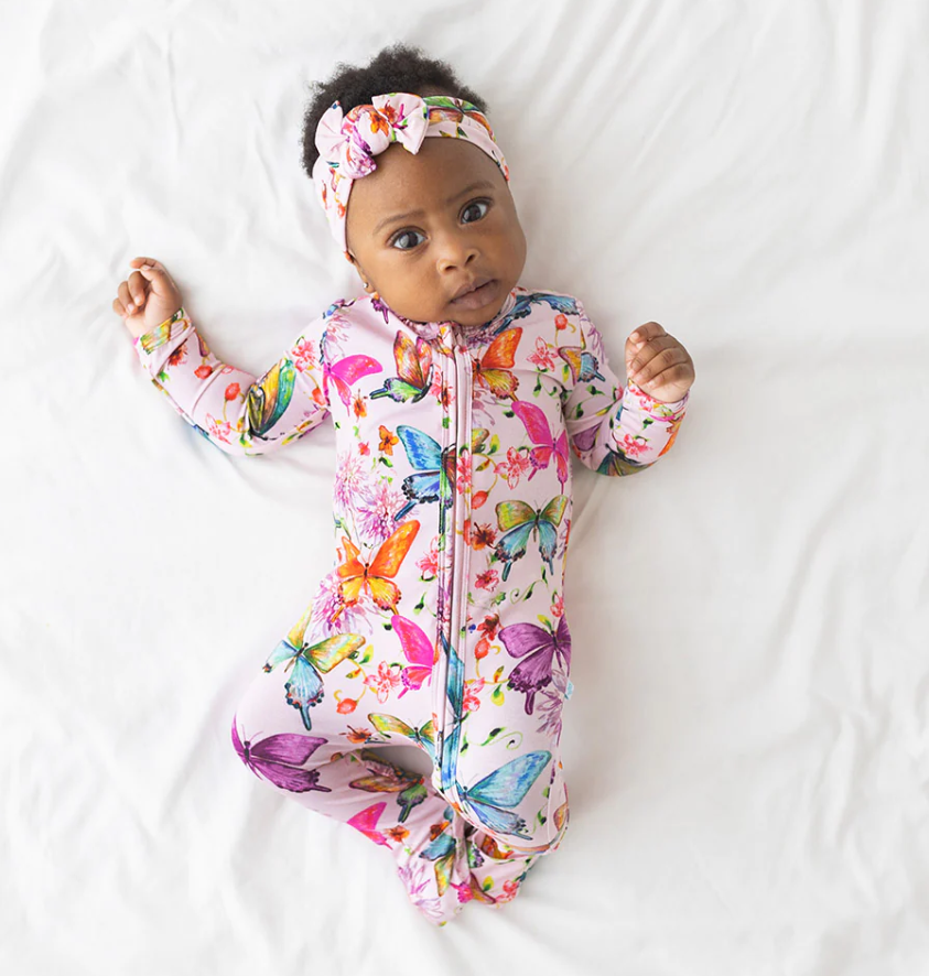 Posh Peanut Watercolor Butterfly Convertible One Piece - Gabrielle's Biloxi