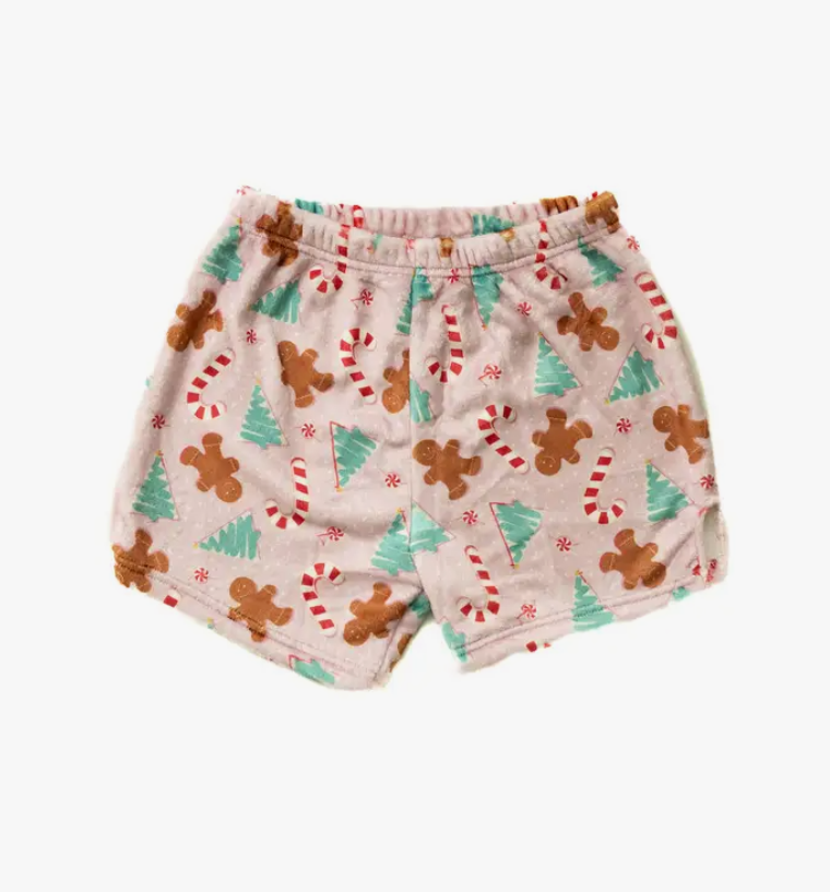 Macaran + Me Plush Shorts - XMas Cookie - Gabrielle's Biloxi
