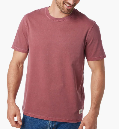 Fair Harbor The Saltaire Short Sleeve Tee - Crimson - Gabrielle's Biloxi
