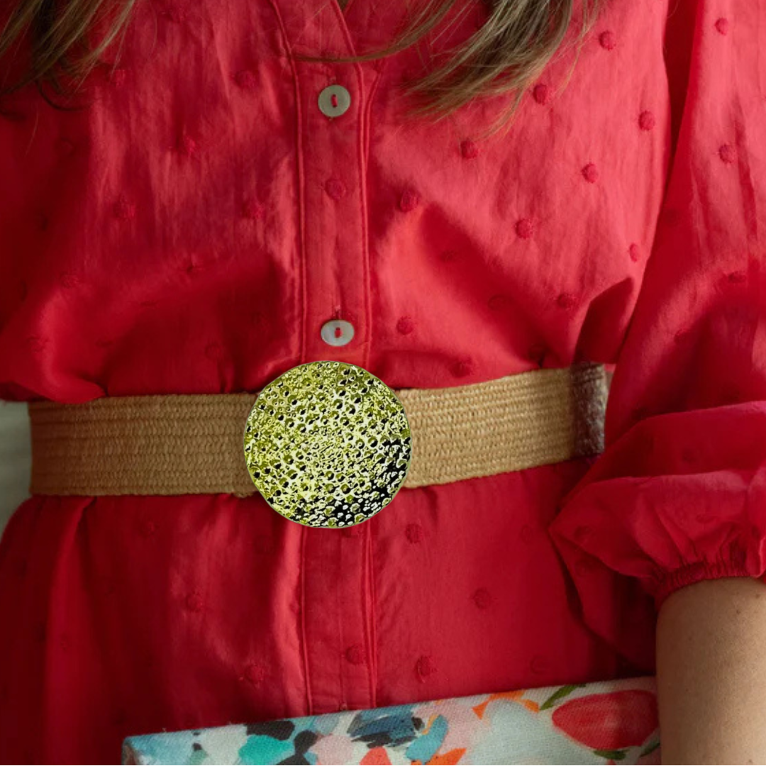 Sea Urchin Interchangeable Artisan Belt Buckle - Gabrielle's Biloxi