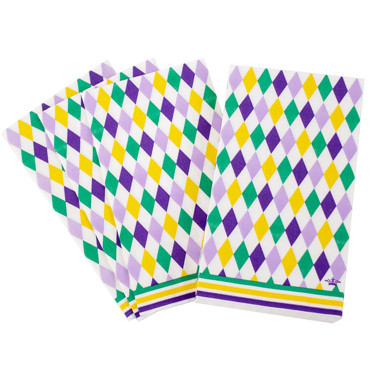 Mardi Gras Harlequin Guest Napkins - Gabrielle's Biloxi