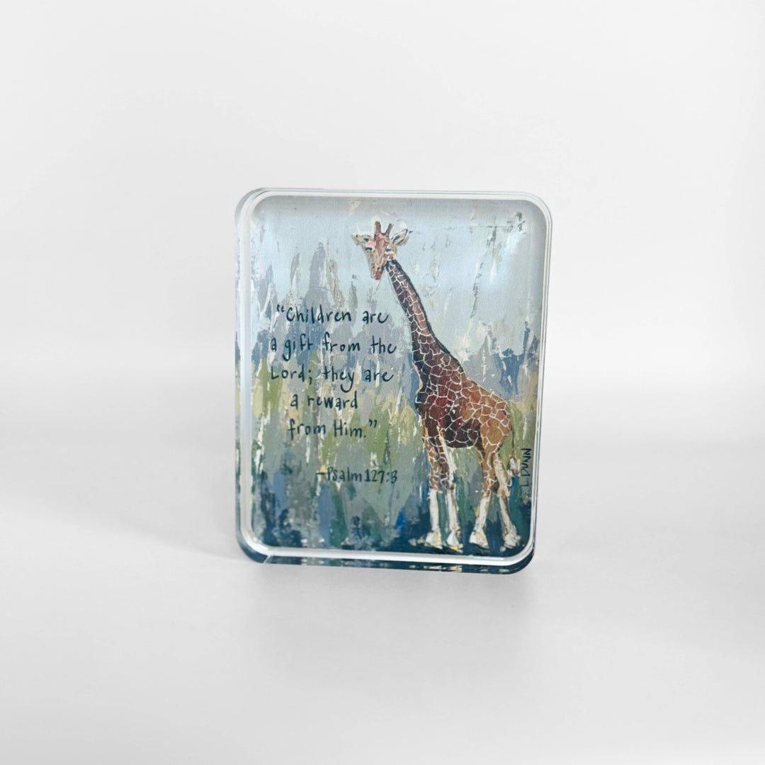 Psalm 127:3 Acrylic Scripture Block - Gabrielle's Biloxi