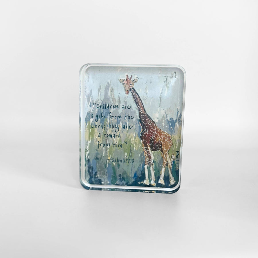 Psalm 127:3 Acrylic Scripture Block - Gabrielle's Biloxi