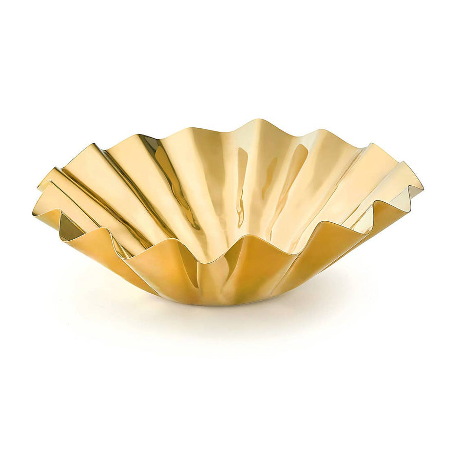 Cerro Gold Round Serving Bowl - Gabrielle's Biloxi