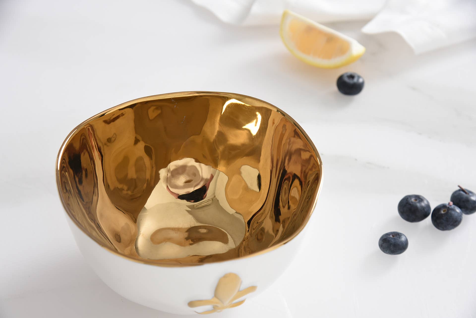 Pampa Bay Small Bowl - Fleur-De-Lis - Gabrielle's Biloxi