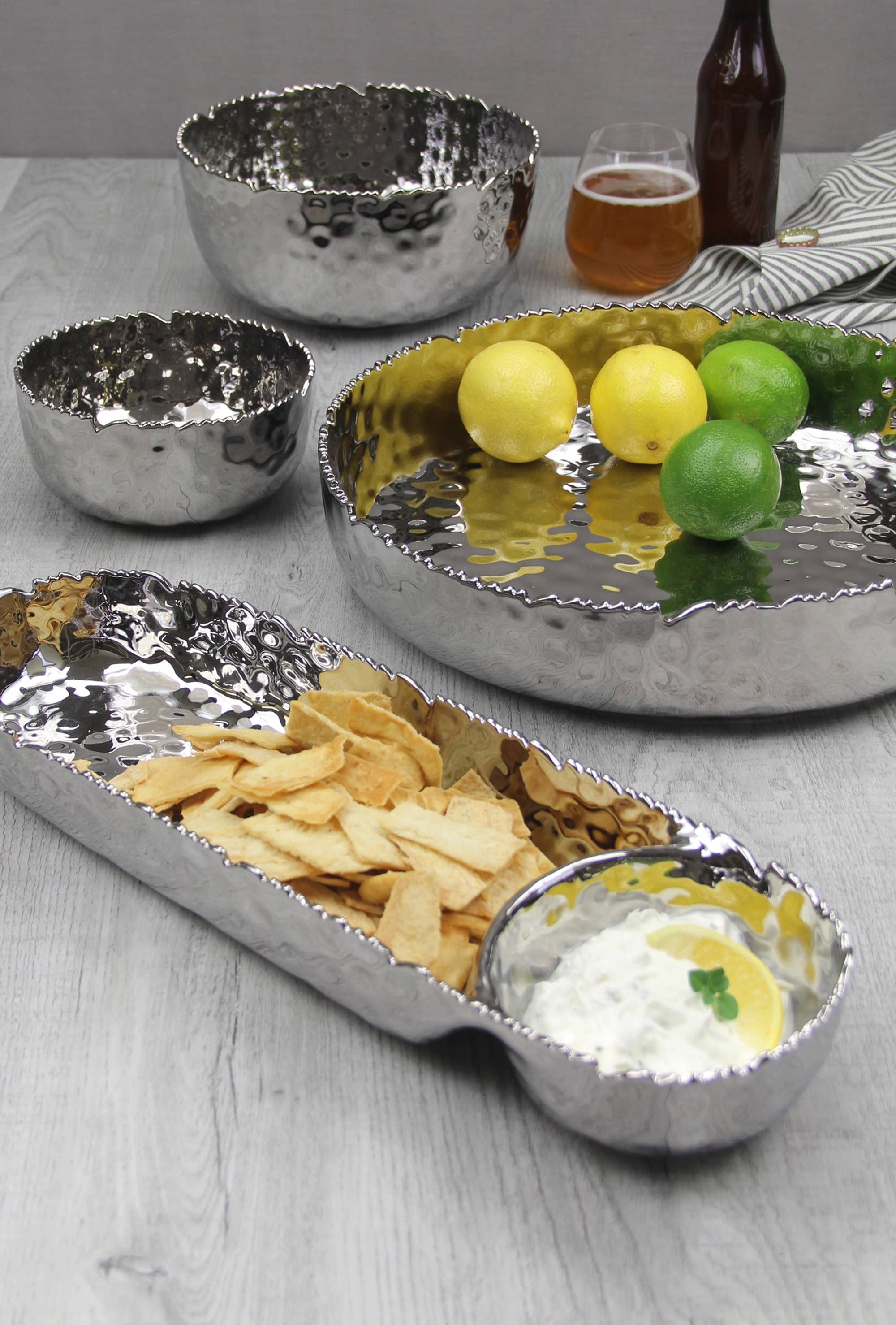 Pampa Bay Chip & Dip - Silver - Gabrielle's Biloxi
