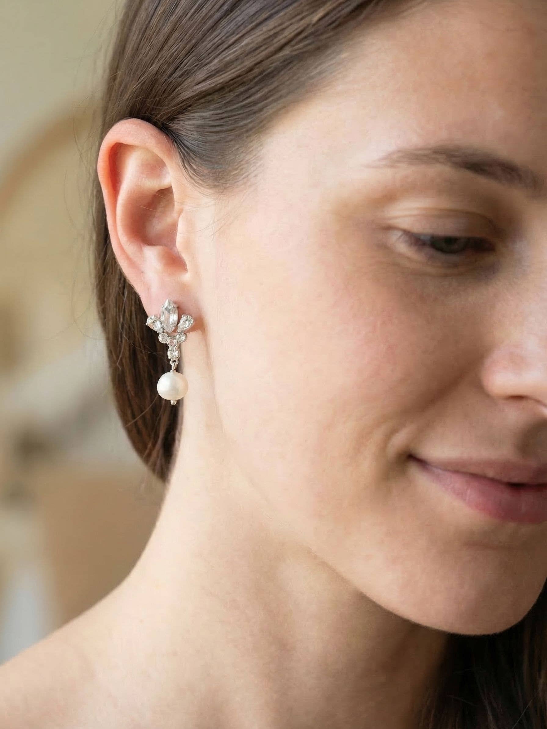Sorrelli Tessa Dangle Earrings - Crystal Lace