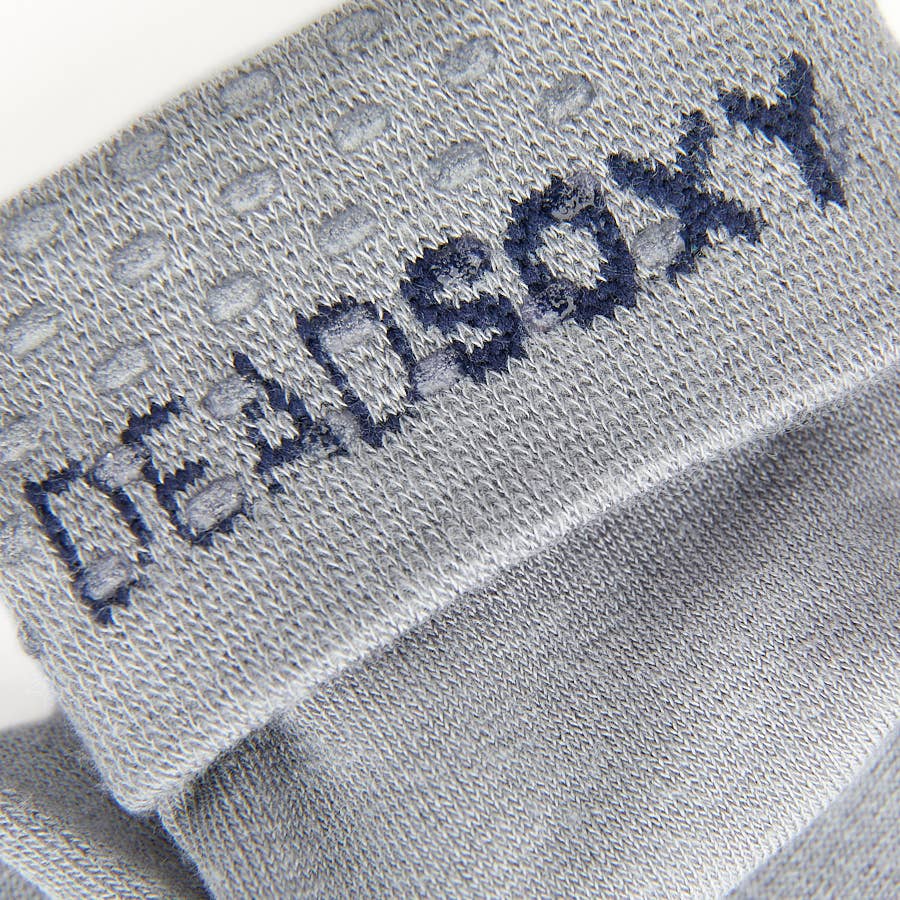 DeadSoxy Greyson - Light Grey Dress Socks for Men - Gabrielle's Biloxi