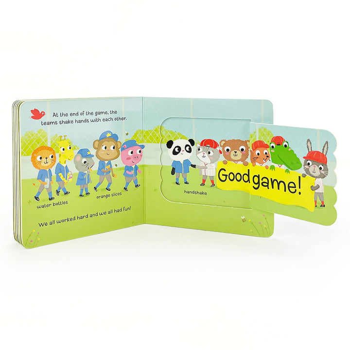 Let's Play Baseball Lift-a-Flap Sports Board Book - Gabrielle's Biloxi