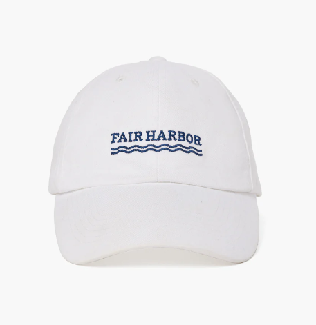 Fair Harbor The Boardwalk Dad Hat - White - Gabrielle's Biloxi
