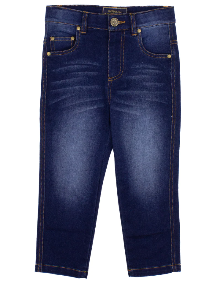 Properly Tied Boys Lowcountry Jean - Dark Wash - Gabrielle's Biloxi