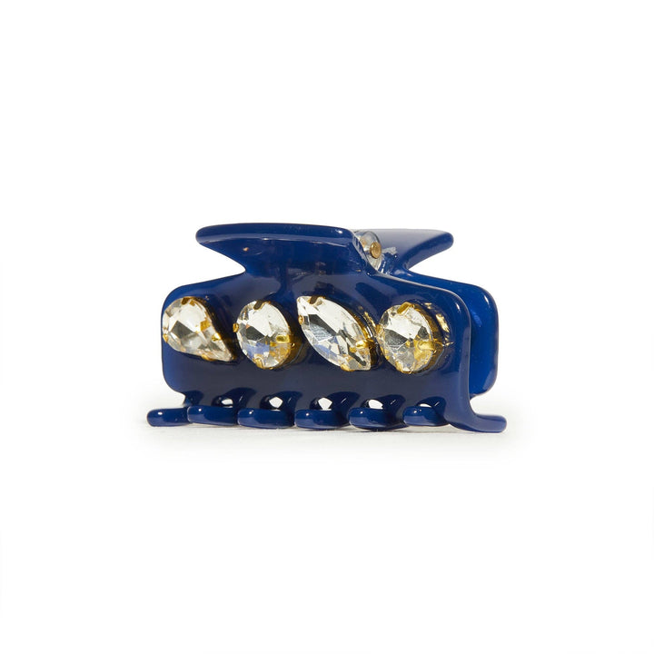 COBALT MINI CRYSTAL CLAW CLIP - Gabrielle's Biloxi