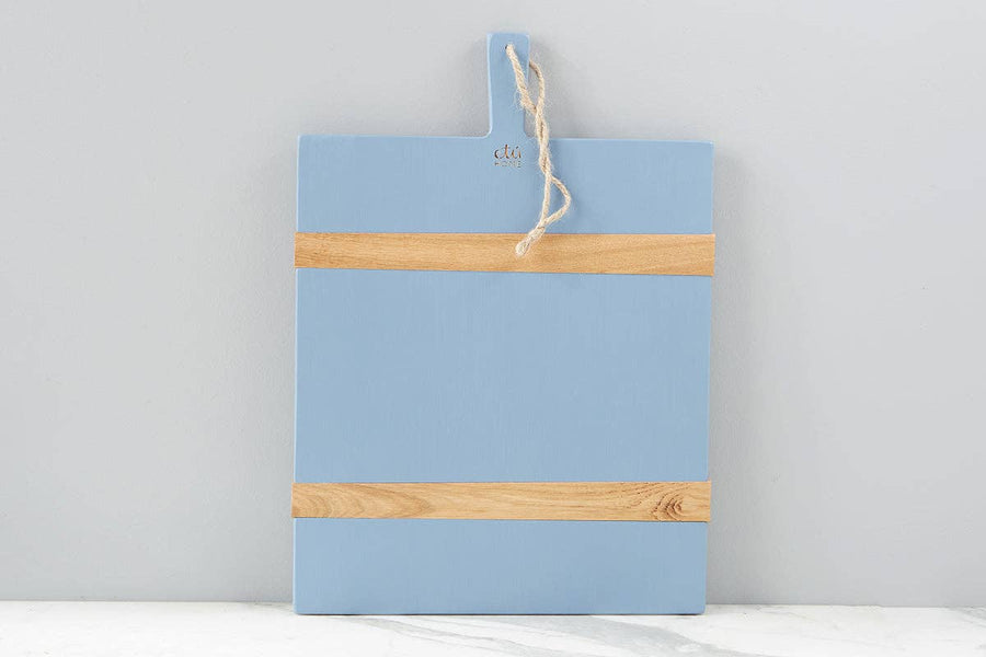 Etu Mod Charcuterie Cheese Board, Medium Rectangle, Denim Blue - Gabrielle's Biloxi
