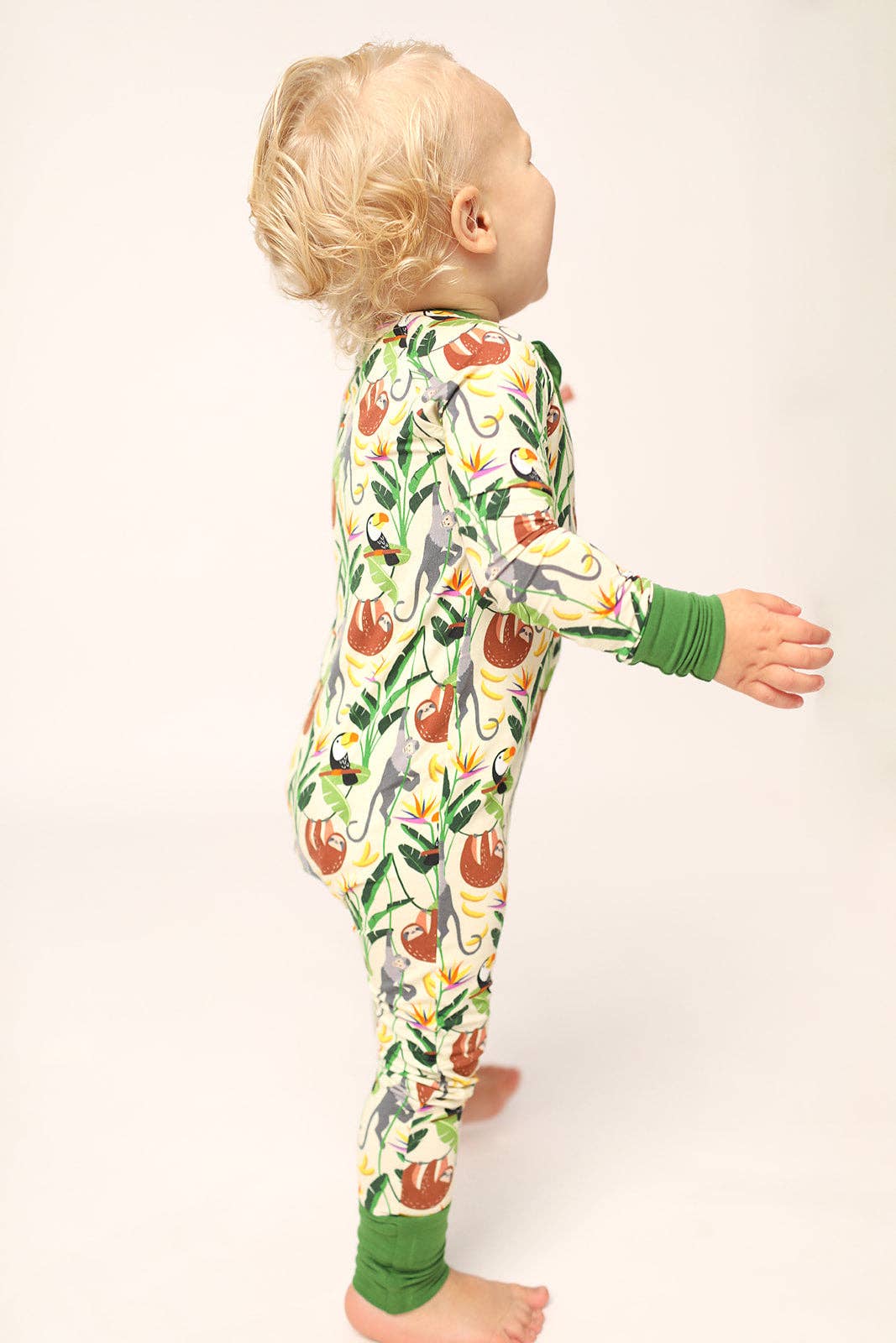 Jungle Double Zipper Bamboo Sleeper - Gabrielle's Biloxi