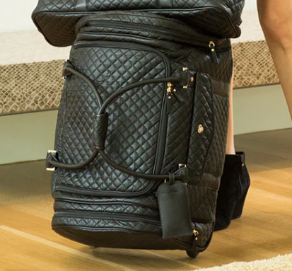 Pursen VIP Duffel Rolling Bag - Black - Gabrielle's Biloxi