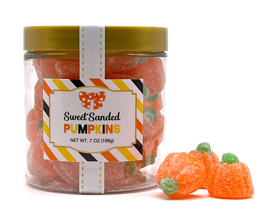 Halloween/Fall Candy Sugar Stacks - Sanded Gummy Pumpkins - Gabrielle's Biloxi