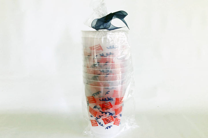 July 4th/Patriotic -American Flag Wrap Frost Cup