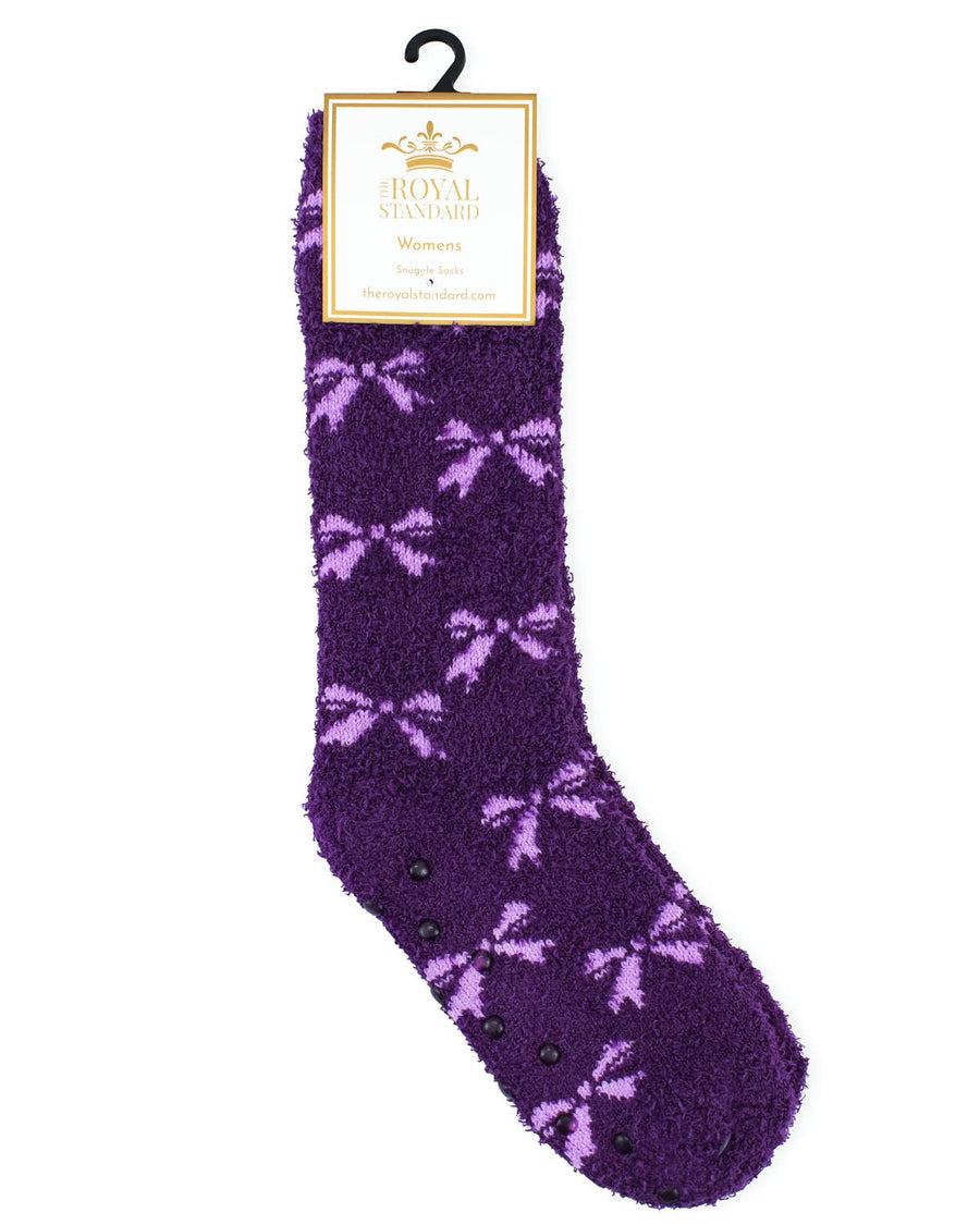 Women's Hannah Bow Snuggle Socks - Gabrielle's Biloxi
