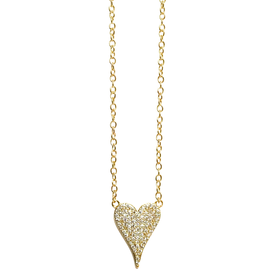 Amore Heart CZ Necklace - Gabrielle's Biloxi