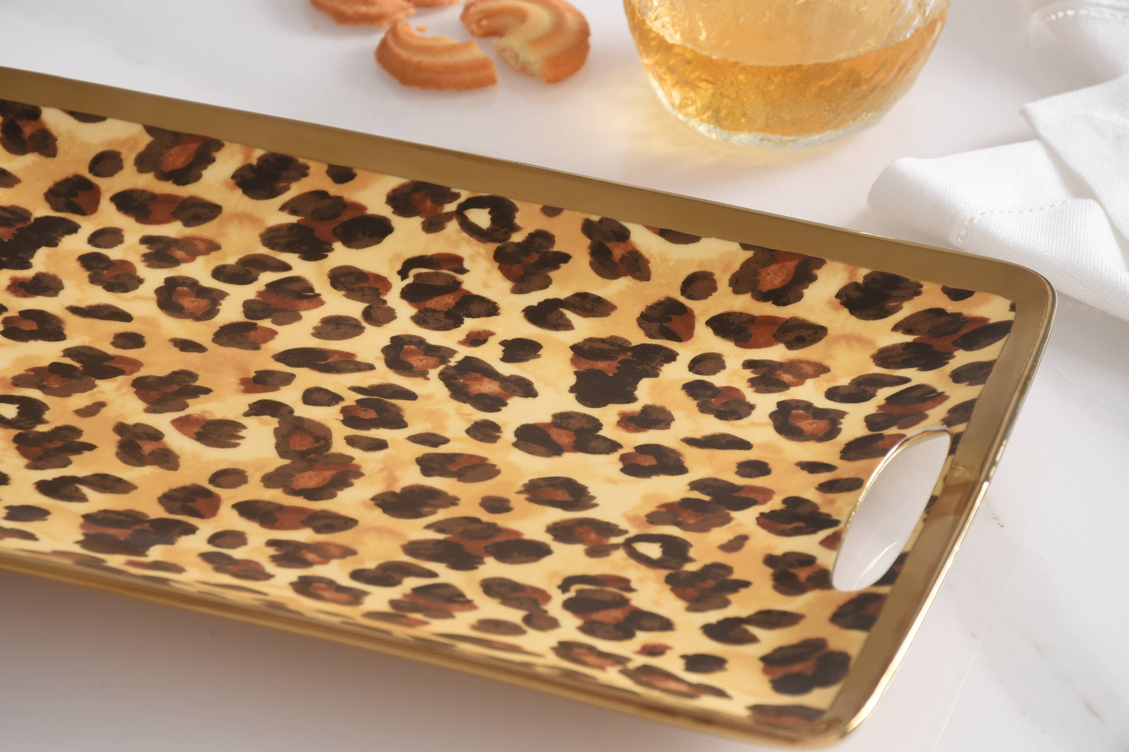 Pampa Bay Small Tray - Leopard - Gabrielle's Biloxi