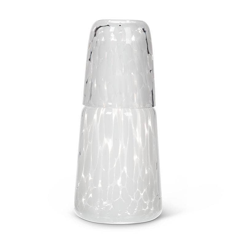 Fused Dots Bedside Carafe & Cup-8.5"H(24oz) - Gabrielle's Biloxi