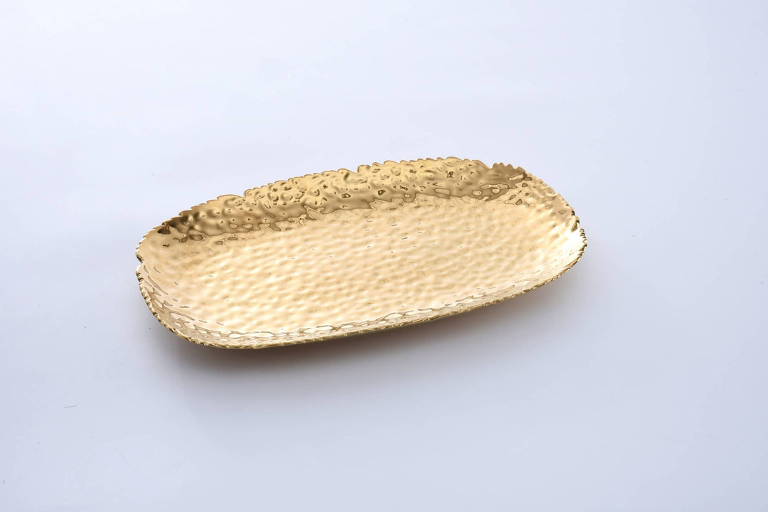 Pampa Bay Medium Serving Platter - Gold - Gabrielle's Biloxi