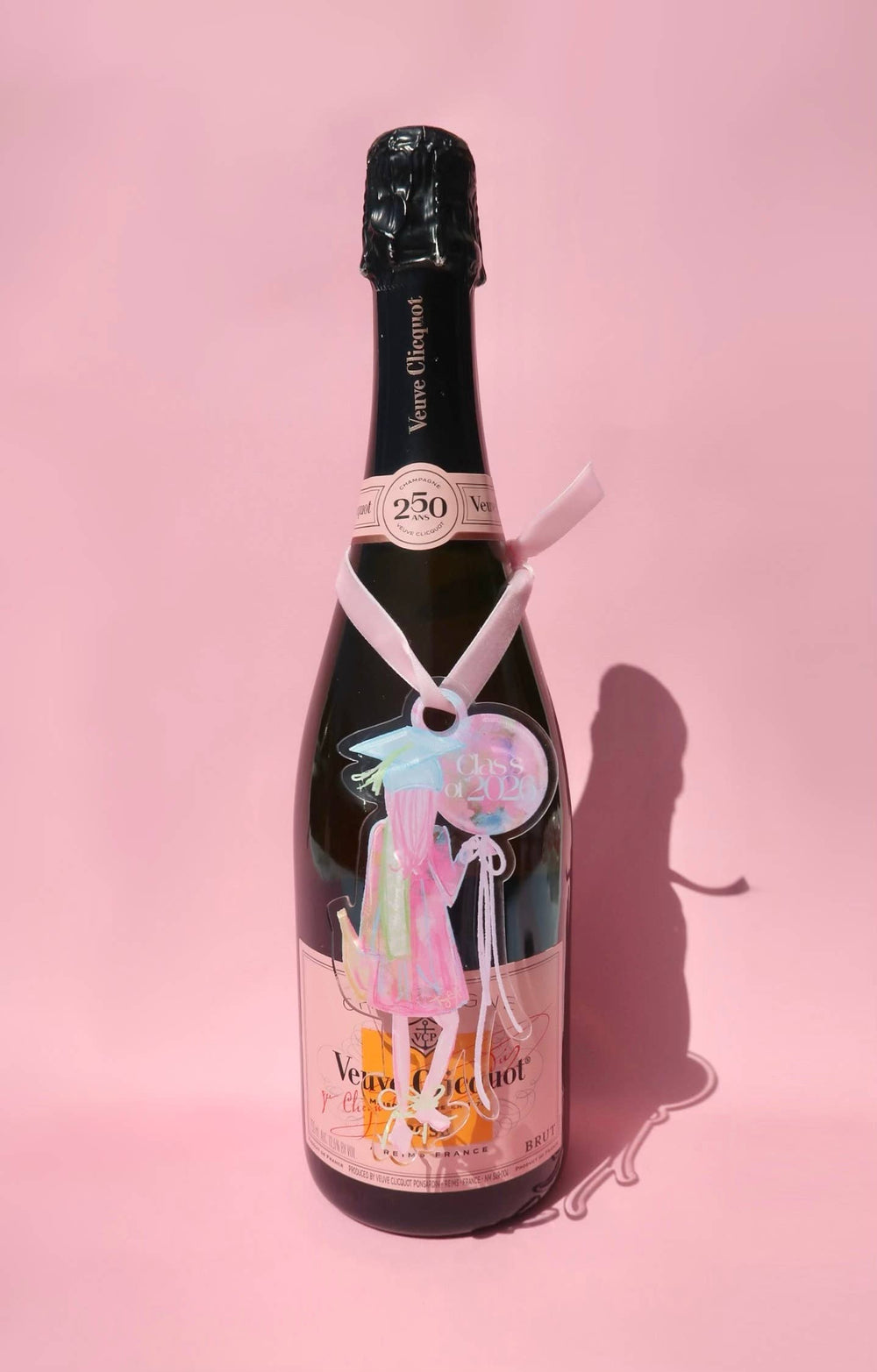 Acrylic Graduation Girl Ornament / Bottle Charm - Gabrielle's Biloxi