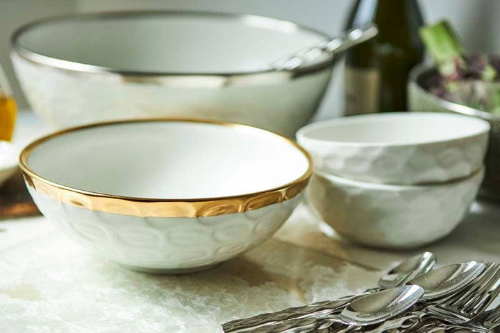 Truro Large Bowl - Gold - Gabrielle's Biloxi