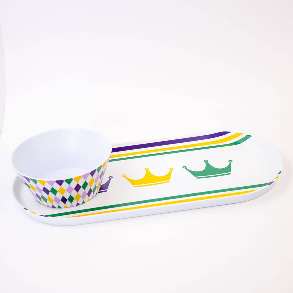 Mardi Gras Harlequin Melamine Bowl - 6" - Gabrielle's Biloxi