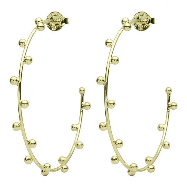 Shelia Fajl Thin Merry Go Round Hoops - Gabrielle's Biloxi