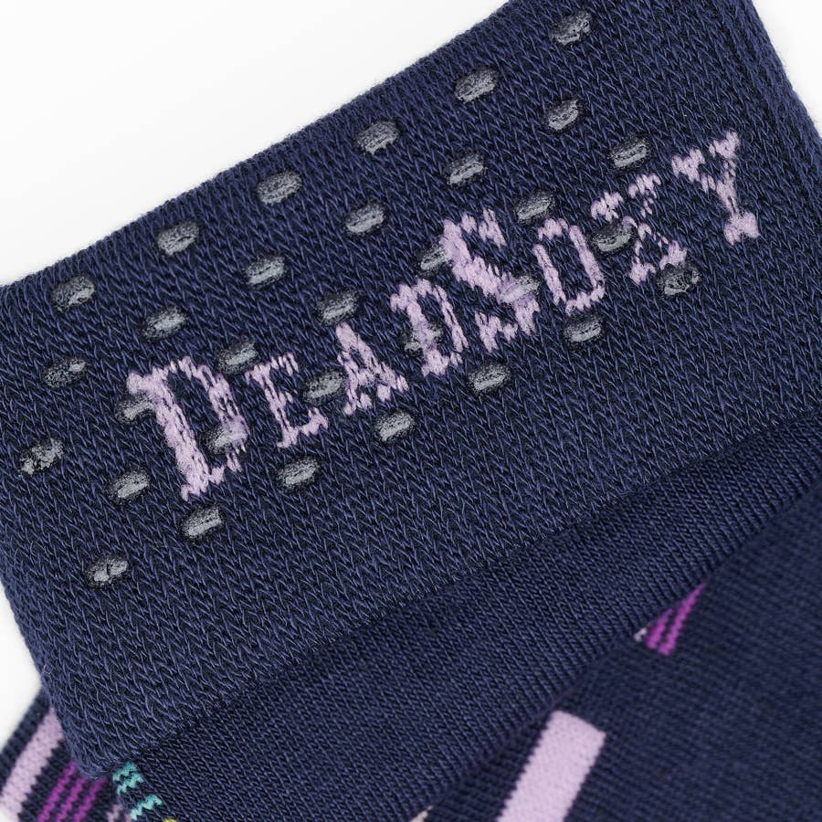 DeadSoxy Burch - Black Patch Dress Socks - Gabrielle's Biloxi