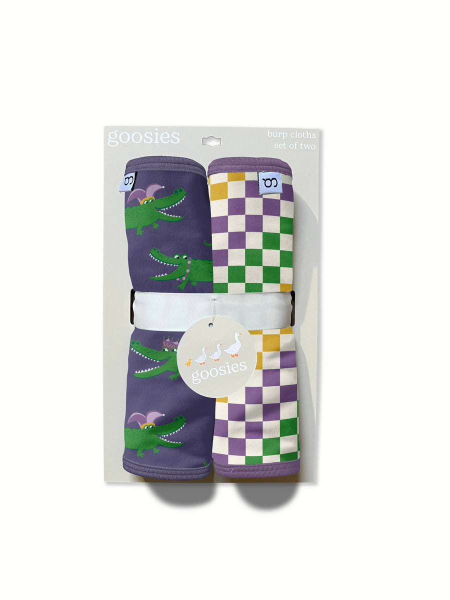 Gator Krewe- Burp Cloth Set - Gabrielle's Biloxi