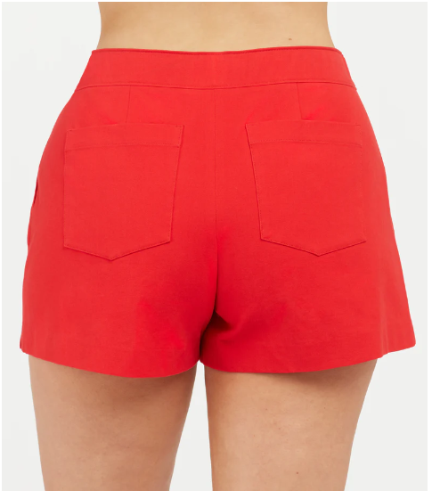 Spanx On-The-Go Shorts, 4" - Red - Gabrielle's Biloxi